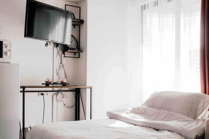 Cozy 1Br Walk To Bts And Airport Rail Link Close To Malls T バンコク都 エクステリア 写真