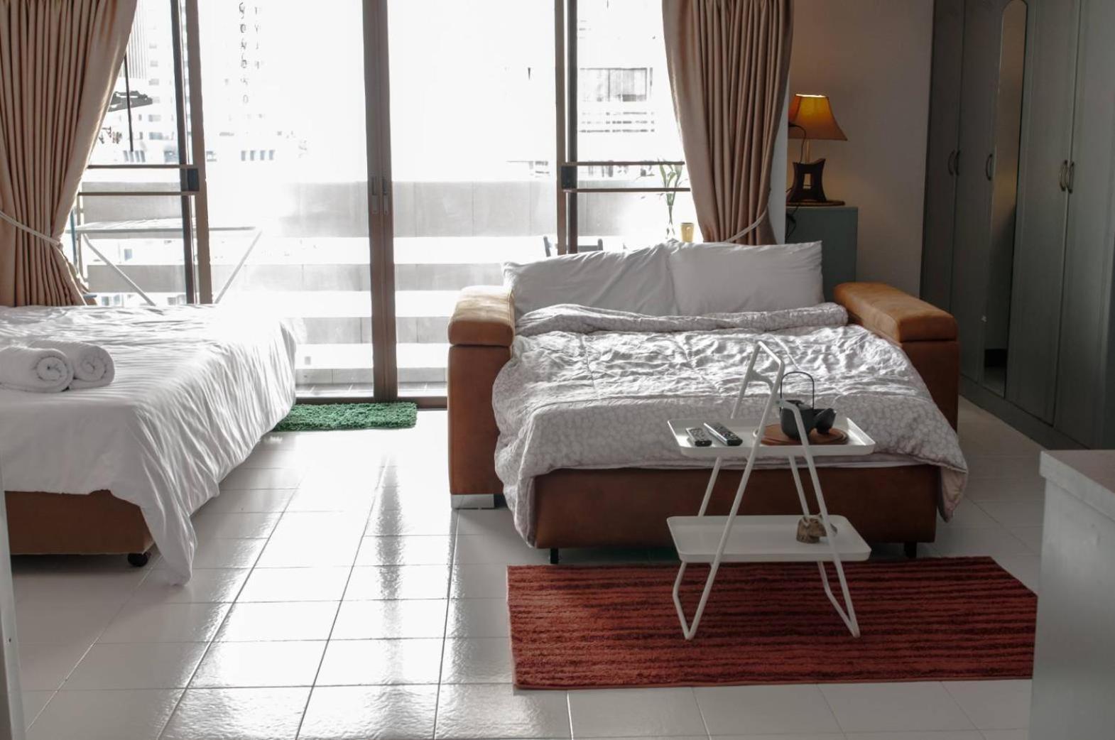 Cozy 1Br Walk To Bts And Airport Rail Link Close To Malls T バンコク都 エクステリア 写真